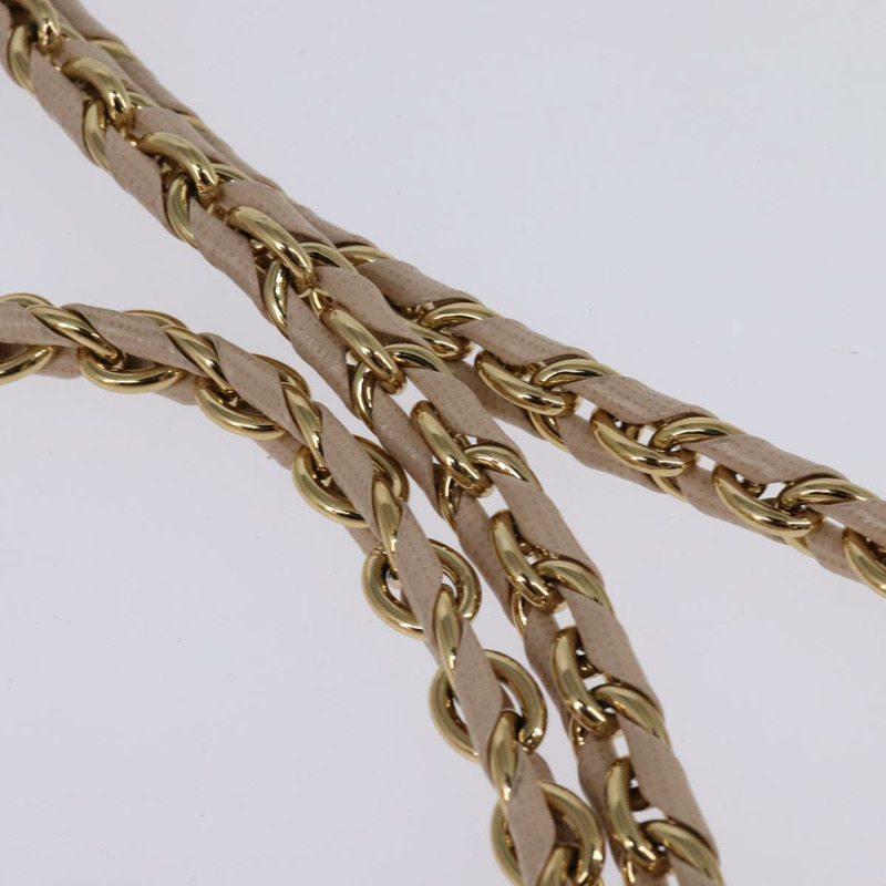 【日本直送】Salvatore Ferragamo 鏈條單肩包 皮革 粉紅色 金色 正品 135336-7