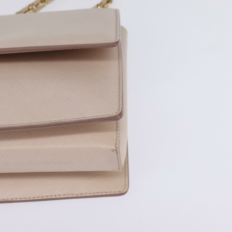 【日本直送】Salvatore Ferragamo 鏈條單肩包 皮革 粉紅色 金色 正品 135336-13