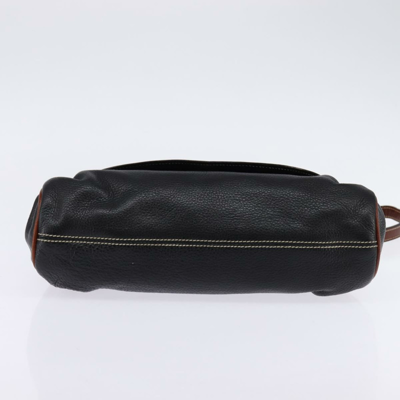 【日本直送】BALLY 黑色金色皮革肩背包 正品 BA5594-4