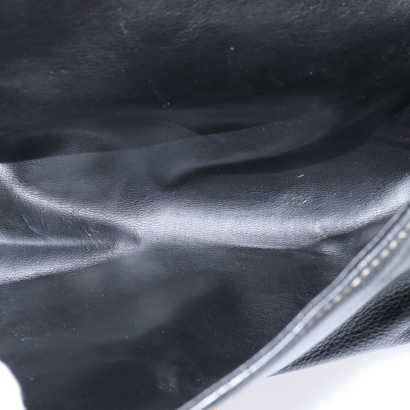 【日本直送】BALLY 黑色金色皮革肩背包 正品 BA5594-10