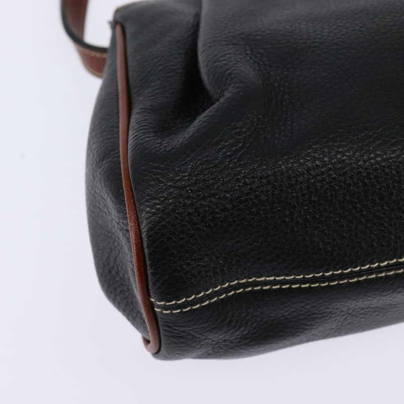 【日本直送】BALLY 黑色金色皮革肩背包 正品 BA5594-14