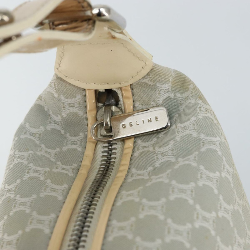 【日本直送】CELINE Macadam帆布手袋 白色 銀色 正品 135341-9