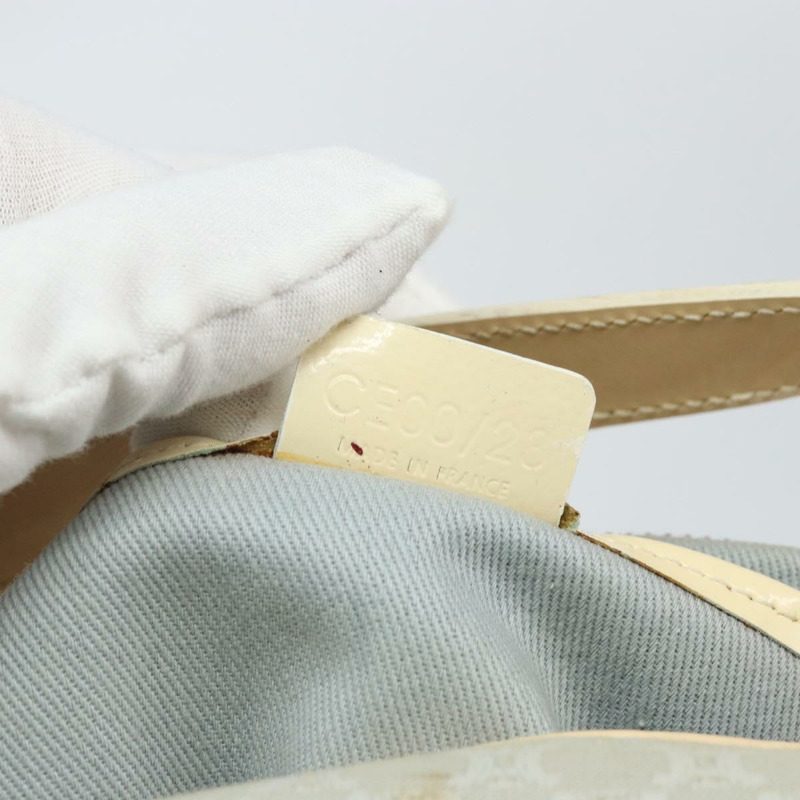【日本直送】CELINE Macadam帆布手袋 白色 銀色 正品 135341-11