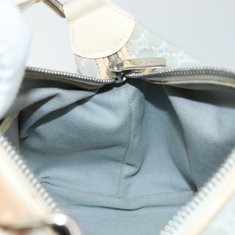 【日本直送】CELINE Macadam帆布手袋 白色 銀色 正品 135341-17