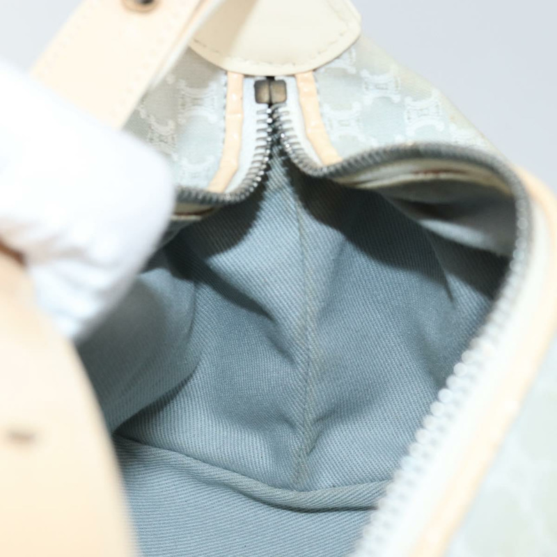 【日本直送】CELINE Macadam帆布手袋 白色 銀色 正品 135341-18