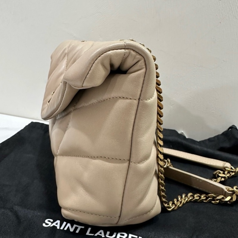 YSL Puffer mini奶茶色-2
