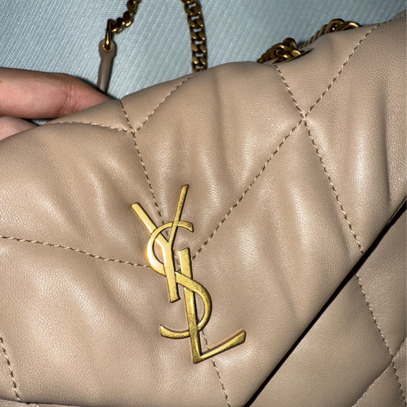 YSL Puffer mini奶茶色-12