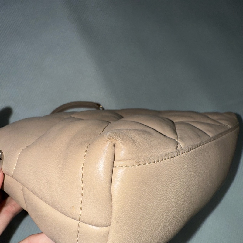 YSL Puffer mini奶茶色-13