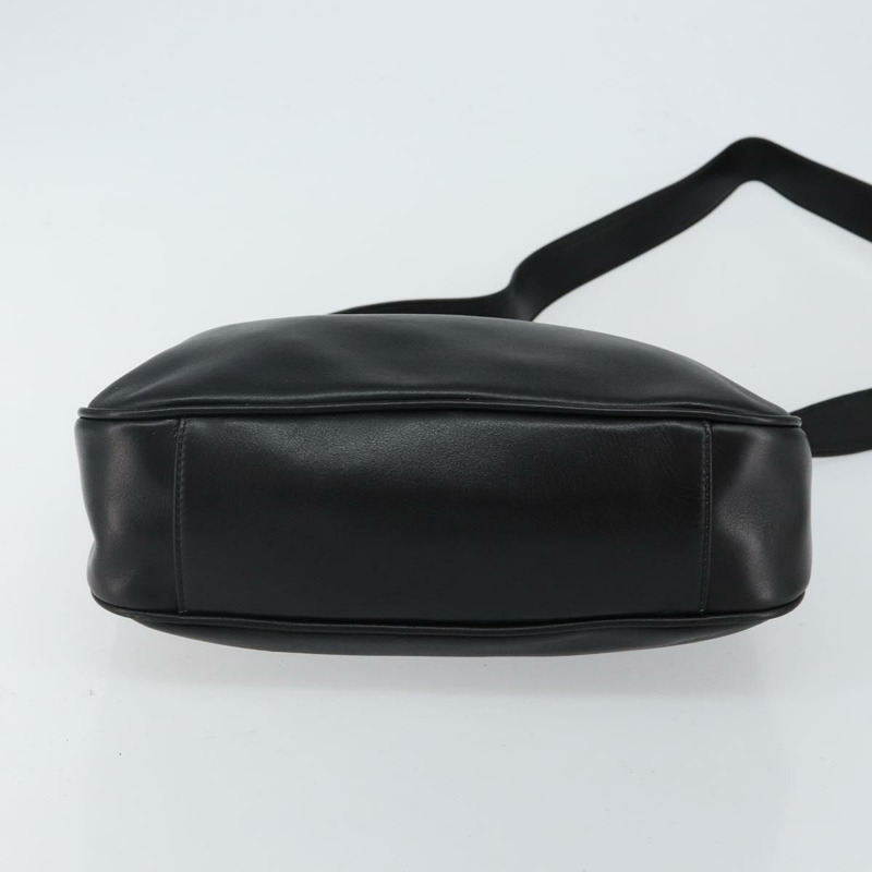 【日本直送】GUCCI 竹節手提包 皮革 兩用 黑色 金色 001 1638 正品 BA5842-4