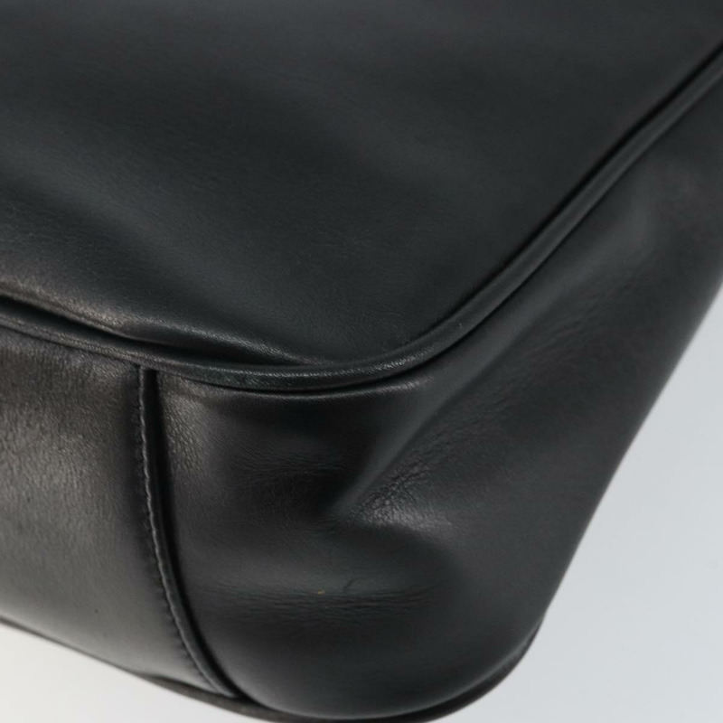 【日本直送】GUCCI 竹節手提包 皮革 兩用 黑色 金色 001 1638 正品 BA5842-16