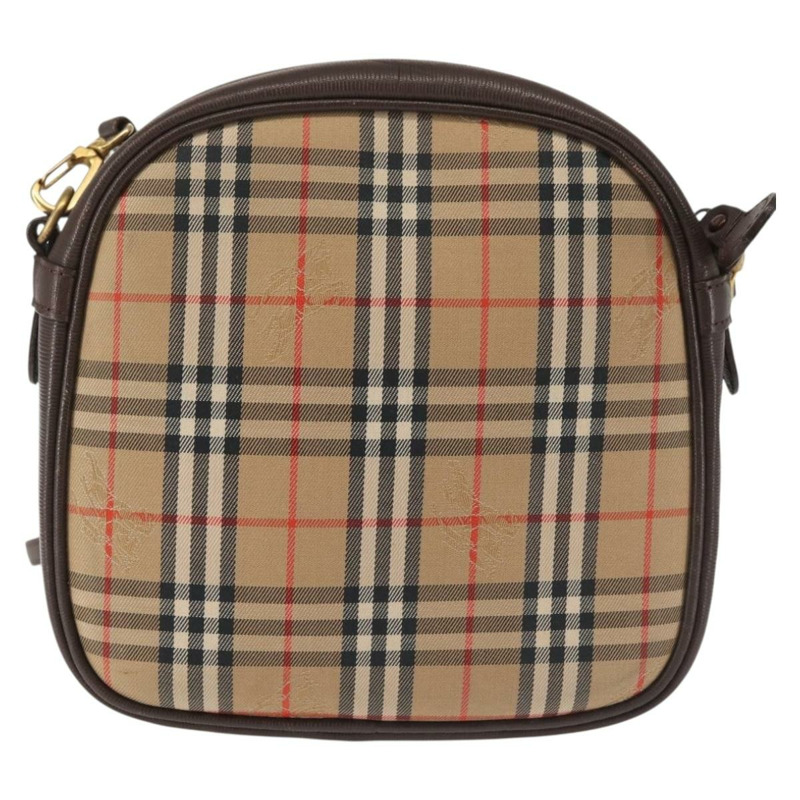 【日本直送】Burberrys Nova 格紋背包背包 米色 金色 正品 BA5837-1