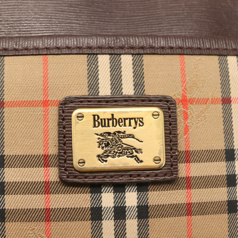 【日本直送】Burberrys Nova 格紋背包背包 米色 金色 正品 BA5837-16