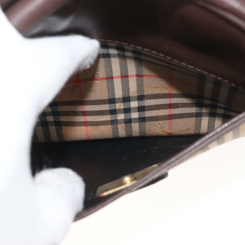 【日本直送】Burberrys Nova 格紋背包背包 米色 金色 正品 BA5837-19