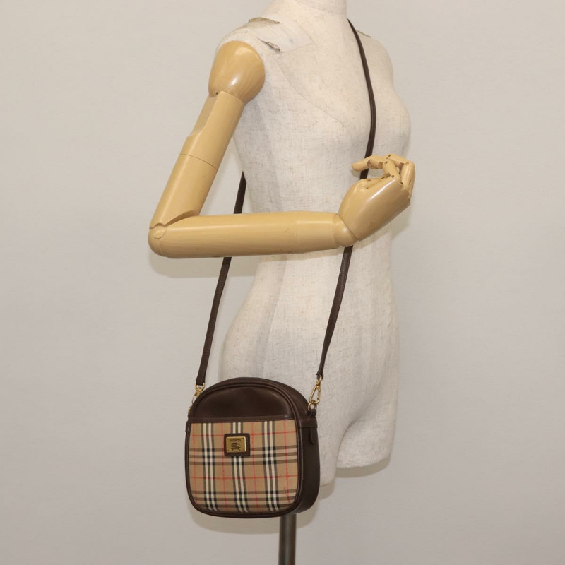 【日本直送】Burberrys Nova 格紋背包背包 米色 金色 正品 BA5837-20