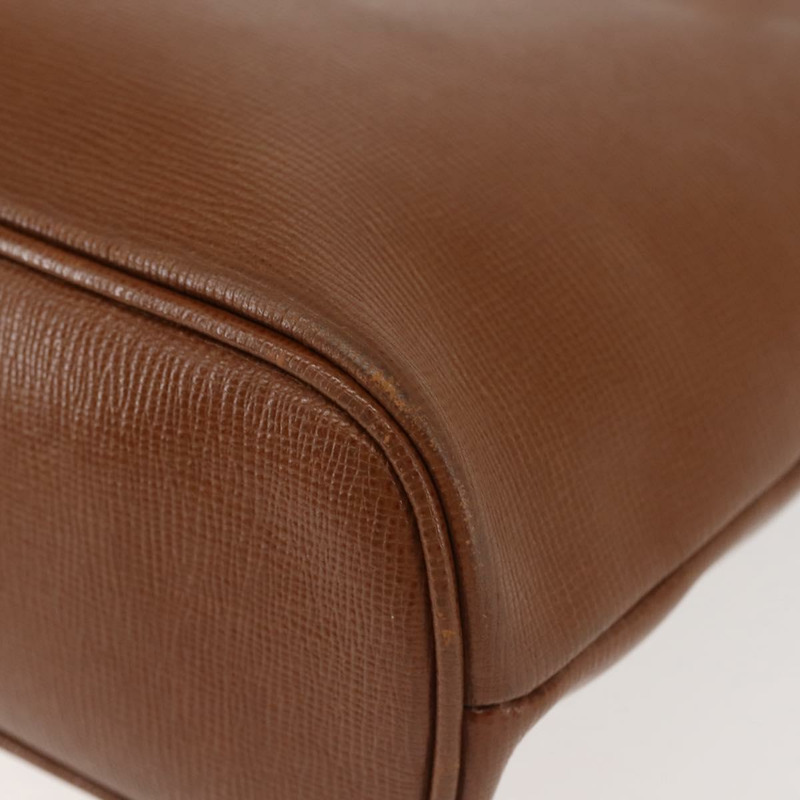 【日本直送】Burberrys 棕色金色皮革手提包,正品 BA5836-13