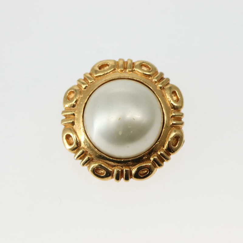 【日本直送】香奈兒耳環 金屬金 CC Auth BA5806-1