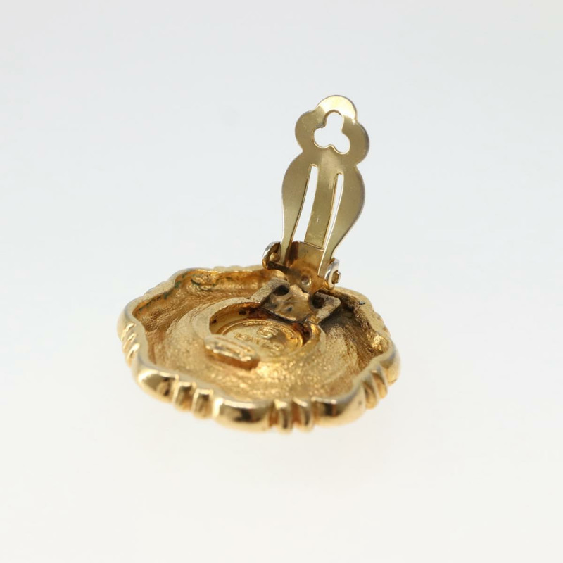 【日本直送】香奈兒耳環 金屬金 CC Auth BA5806-9