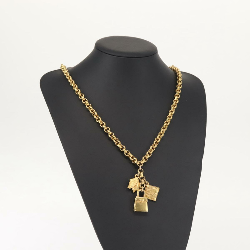 【日本直送】Salvatore Ferragamo 項鍊 金屬 金色 正品 BA5679-11