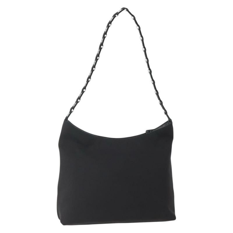 【日本直送】Salvatore Ferragamo 肩背包 黑色 銀色 正品 BA5743-0