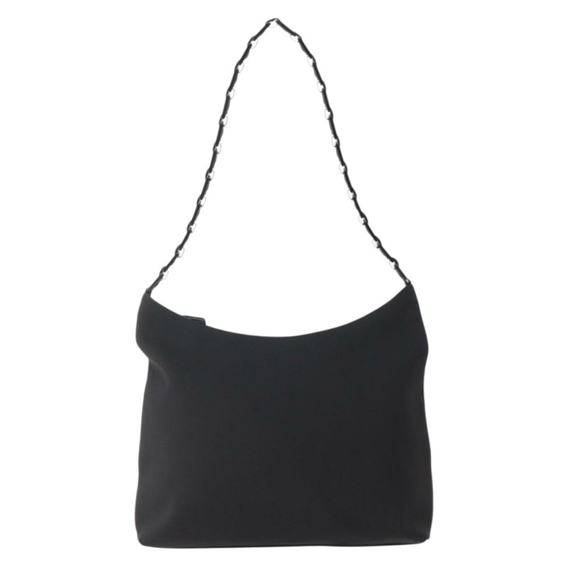 【日本直送】Salvatore Ferragamo 肩背包 黑色 銀色 正品 BA5743-1