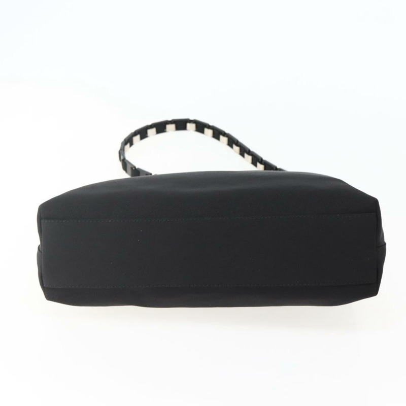 【日本直送】Salvatore Ferragamo 肩背包 黑色 銀色 正品 BA5743-4