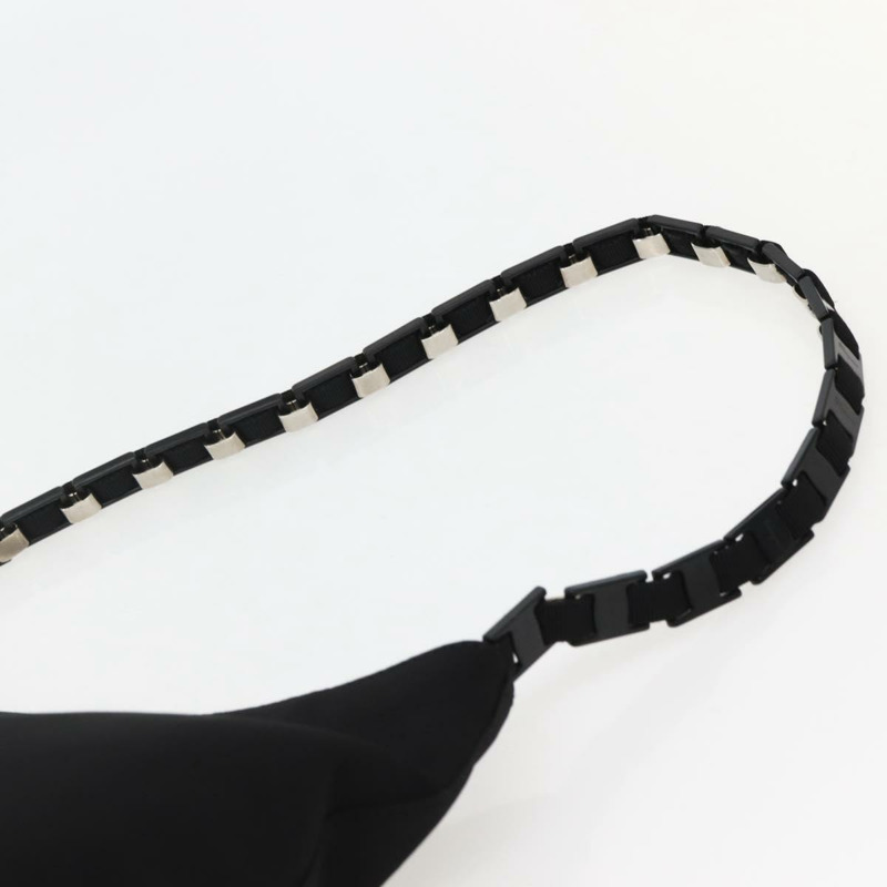 【日本直送】Salvatore Ferragamo 肩背包 黑色 銀色 正品 BA5743-7