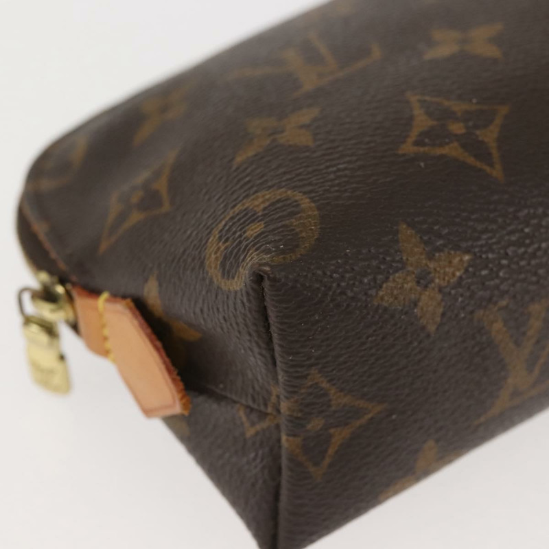 【日本直送】路易威登 Monogram Pochette 化妝包 PM M43998 LV Auth BA6165-6