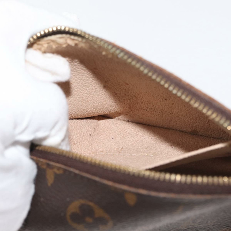 【日本直送】路易威登 Monogram Pochette 化妝包 PM M43998 LV Auth BA6165-10