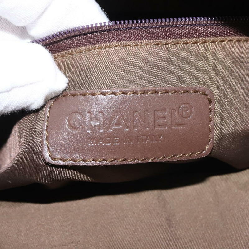 【日本直送】香奈兒新旅遊系列托特包 尼龍 卡其色 CC 標誌 Auth 143817-18