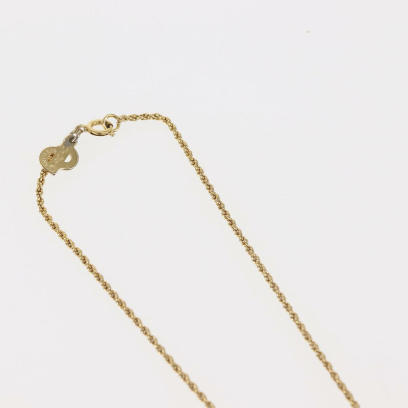 【日本直送】Christian Dior 項鍊 金屬 金 Auth 143879-5