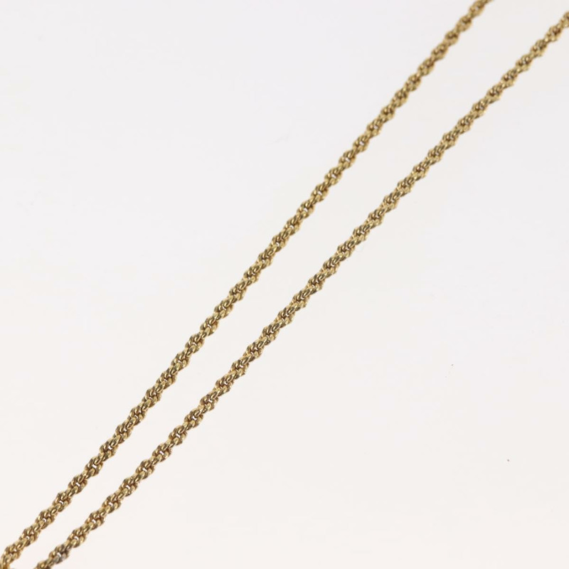 【日本直送】Christian Dior 項鍊 金屬 金 Auth 143879-9