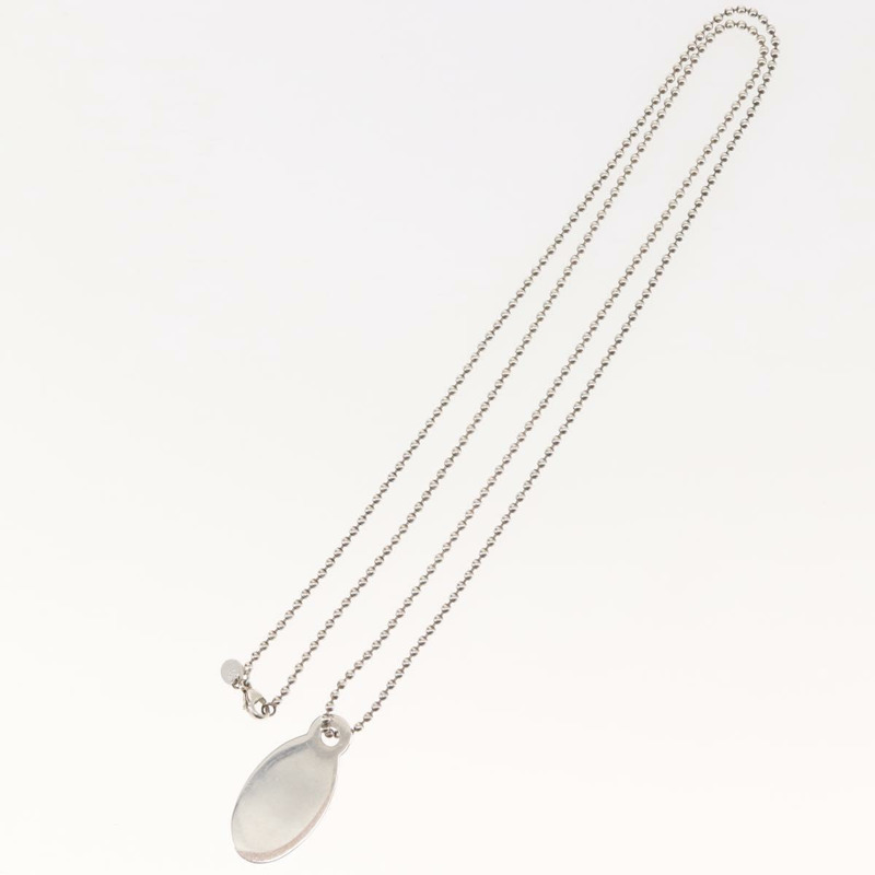 【日本直送】蒂芬妮 (TIFFANY&Co.) 橢圓形吊牌項鍊 925銀 Auth 143843-5