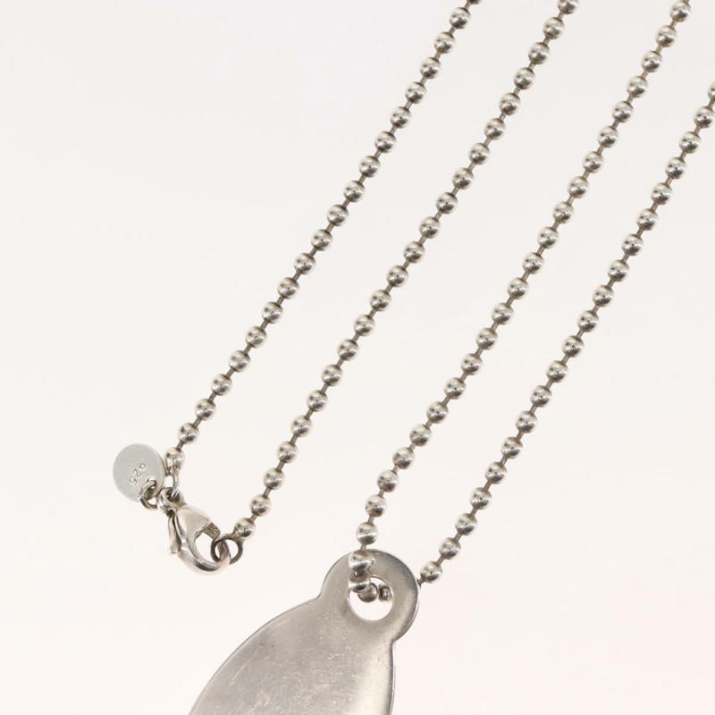 【日本直送】蒂芬妮 (TIFFANY&Co.) 橢圓形吊牌項鍊 925銀 Auth 143843-7