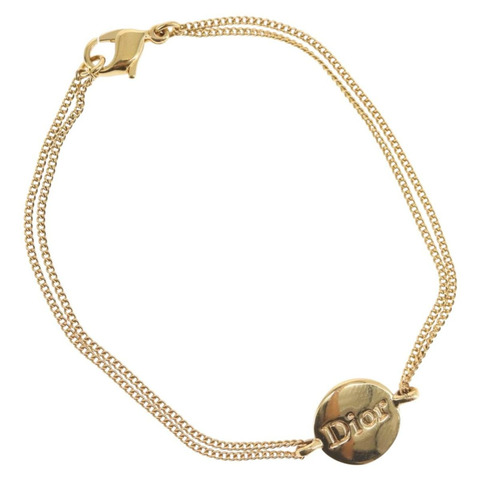 Christian Dior 手環 金屬 金 正品 143877