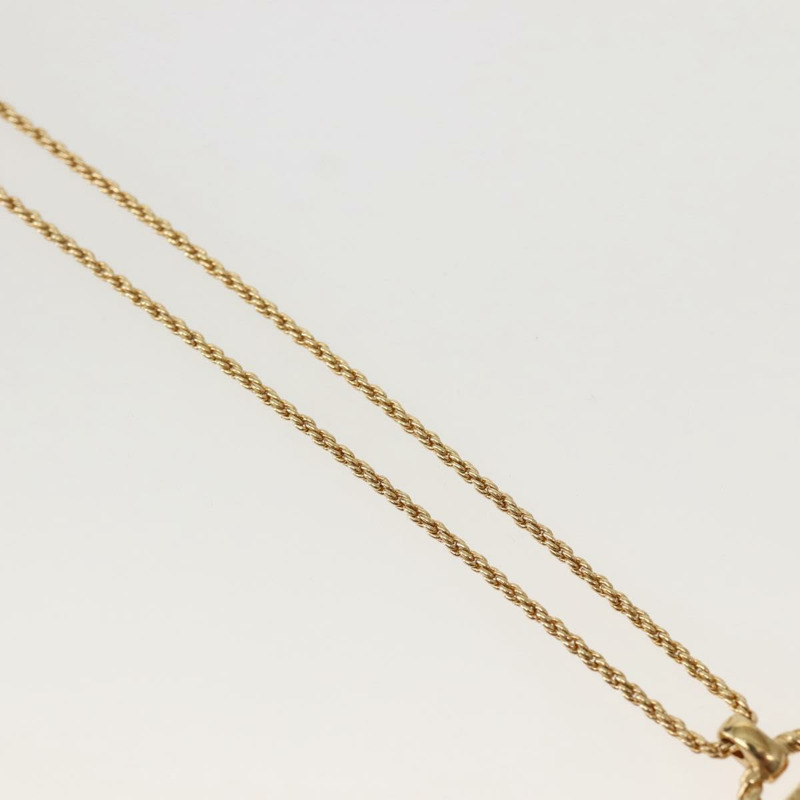【日本直送】Christian Dior 項鍊 金屬 金 Auth 143874-10