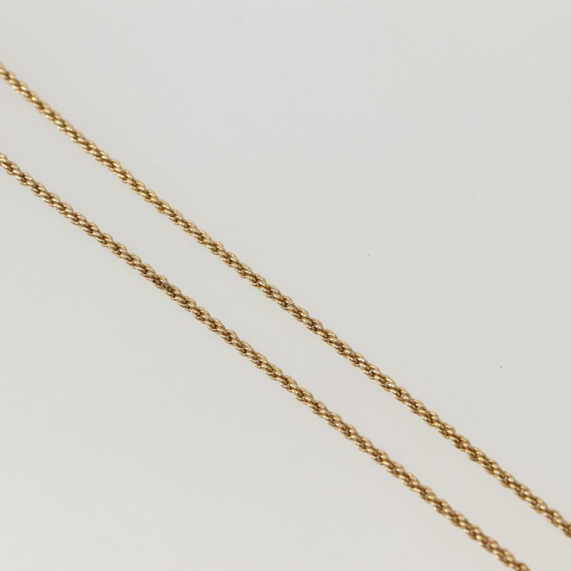 【日本直送】Christian Dior 項鍊 金屬 金 Auth 143874-11