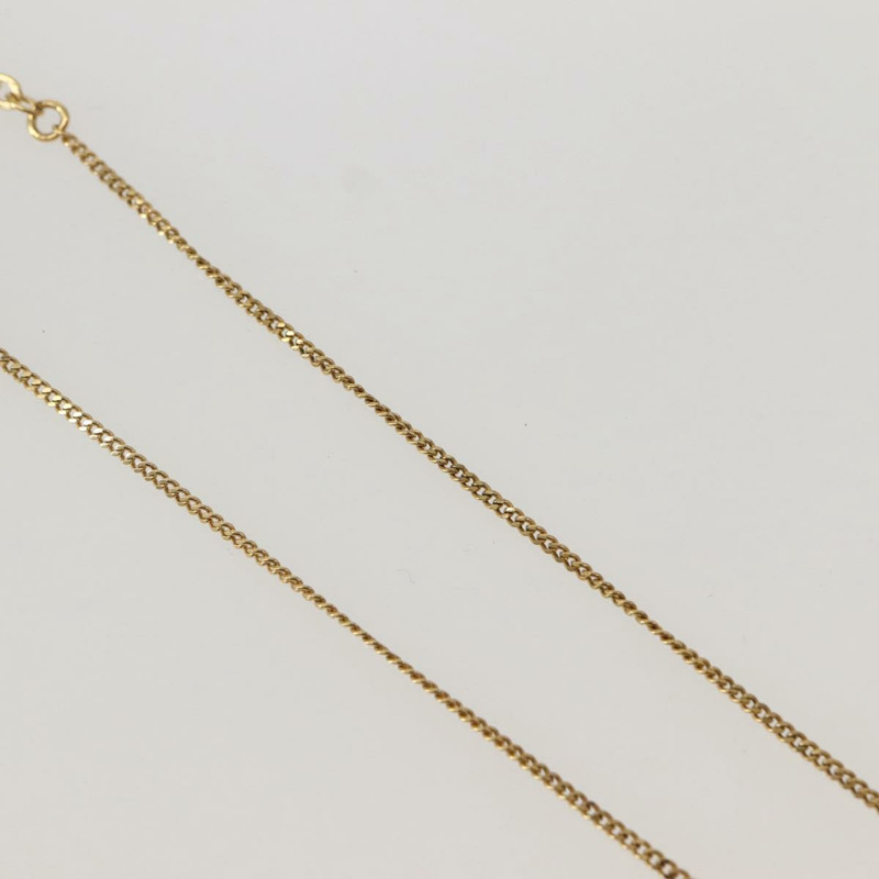 【日本直送】Christian Dior 項鍊 金屬 金 Auth 143872-5