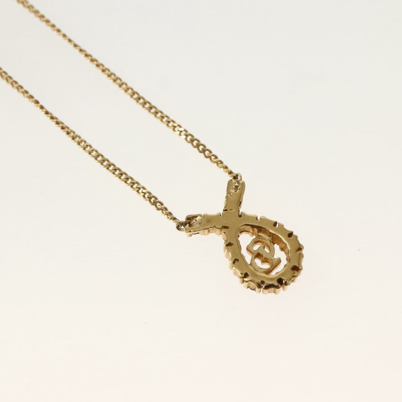 【日本直送】Christian Dior 項鍊 金屬 金 Auth 143872-8