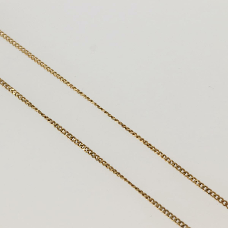 【日本直送】Christian Dior 項鍊 金屬 金 Auth 143872-11