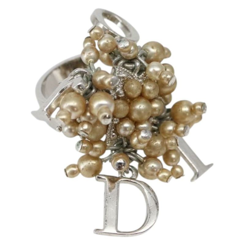 【日本直送】Christian Dior 戒指 金屬 銀色 #9（日式尺寸）正品 143885-0
