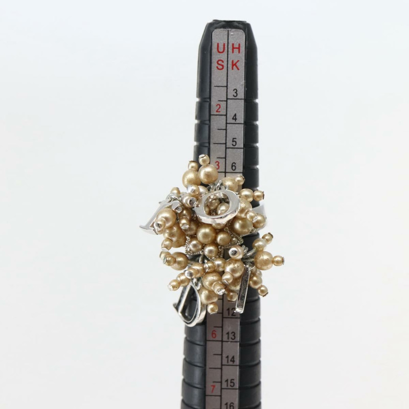 【日本直送】Christian Dior 戒指 金屬 銀色 #9（日式尺寸）正品 143885-8