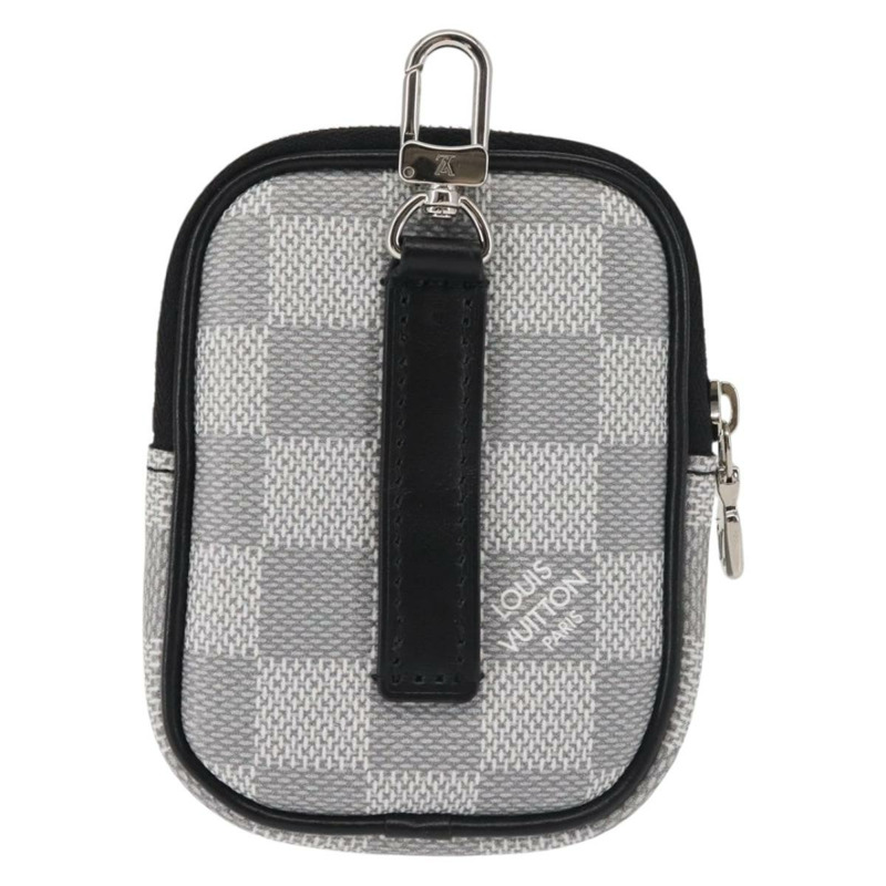 【日本直送】路易威登 Damier Graffiti 3D 模組化手拿包 灰色 N60447 LV Auth 143172-1
