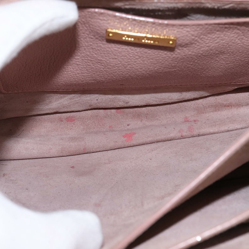 【日本直送】Miu Miu 手提包 皮革 兩用 粉金配色 正品 143829-10