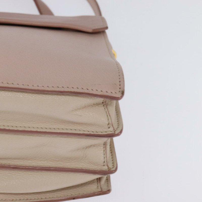 【日本直送】Miu Miu 手提包 皮革 兩用 粉金配色 正品 143829-15