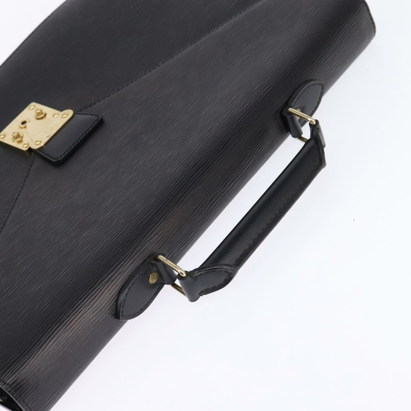 【日本直送】路易威登 Epi Serviette Ambassador 商務包 黑色 M54412 LV 正品 BA6117-5