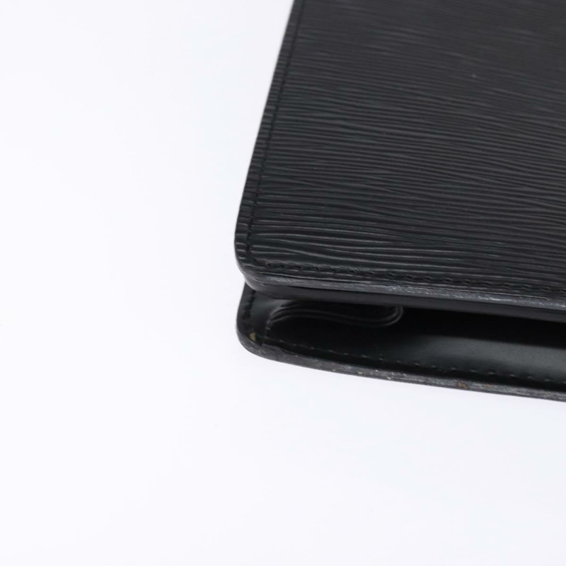 【日本直送】路易威登 Epi Serviette Ambassador 商務包 黑色 M54412 LV 正品 BA6117-8