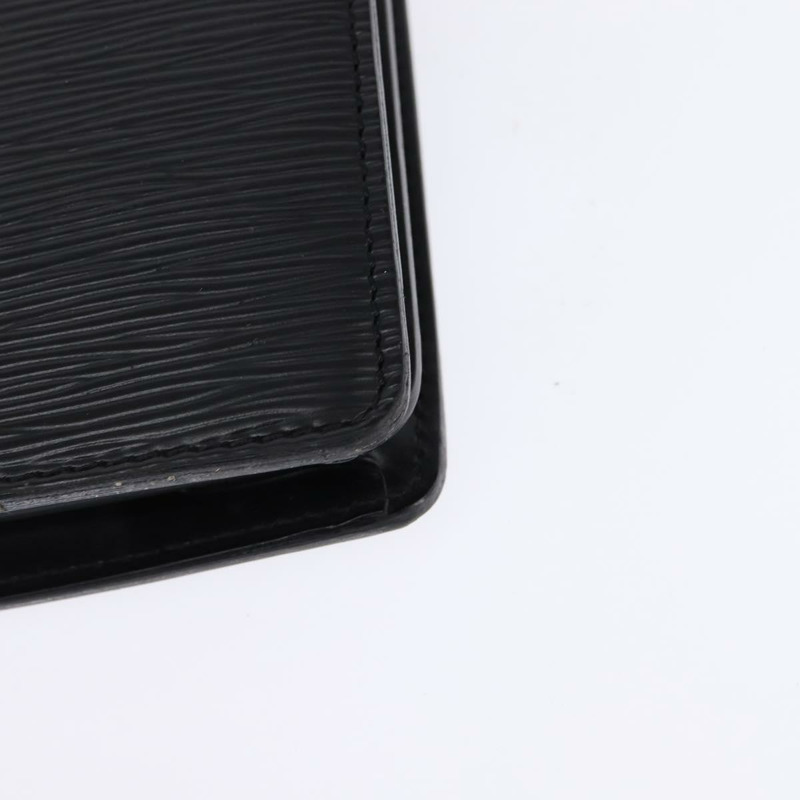 【日本直送】路易威登 Epi Serviette Ambassador 商務包 黑色 M54412 LV 正品 BA6117-15