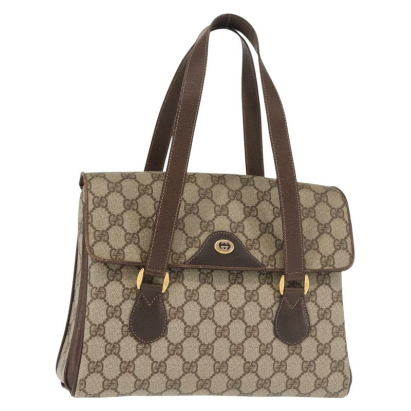 【日本直送】GUCCI GG Supreme 手提包 PVC 米色 金色 116 02 080 正品 BA6160-0