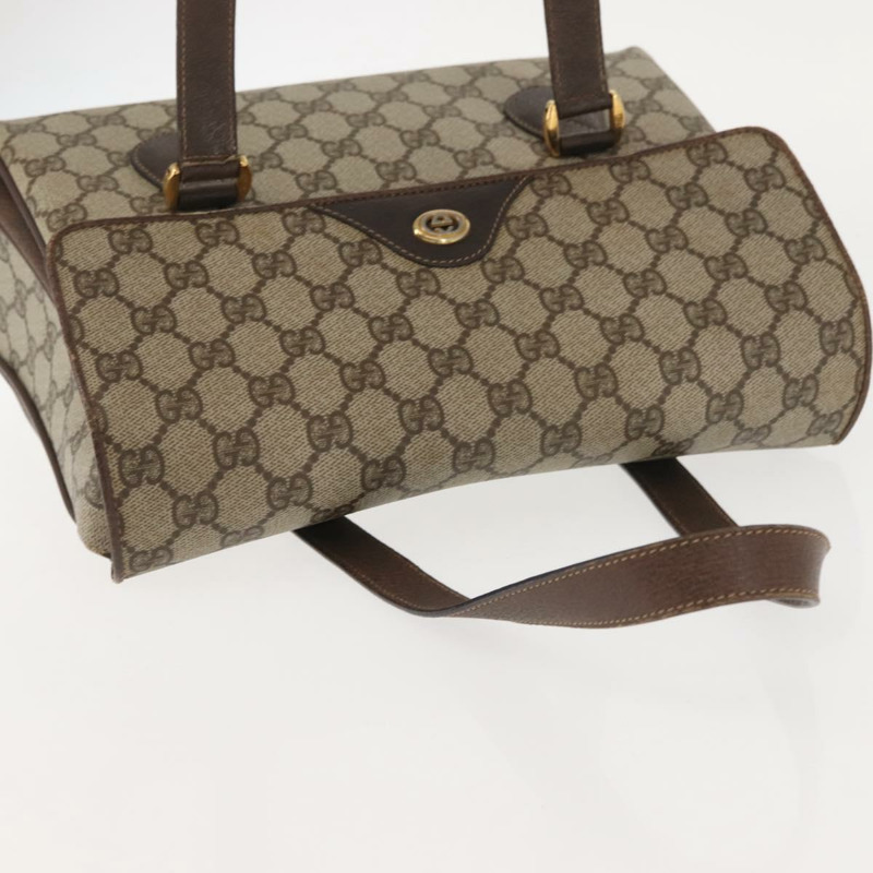 【日本直送】GUCCI GG Supreme 手提包 PVC 米色 金色 116 02 080 正品 BA6160-6