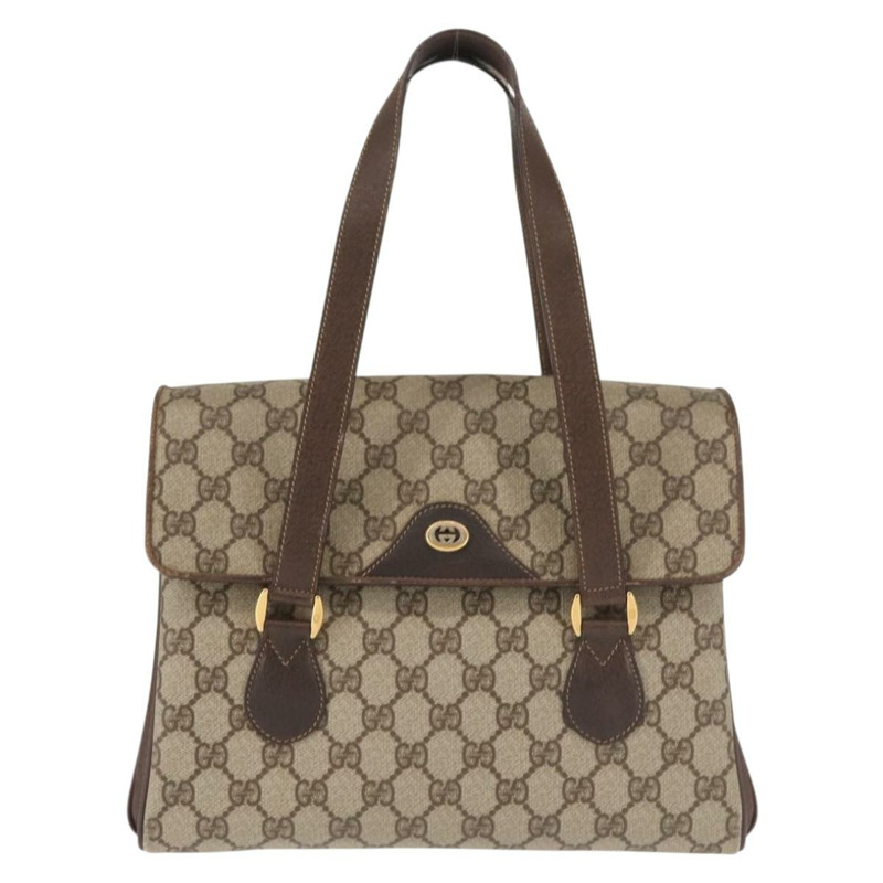 【日本直送】GUCCI GG Supreme 手提包 PVC 米色 金色 116 02 080 正品 BA6160-12